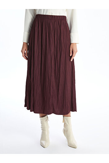 LC Waikiki Women's Skirt with Elastic Waist