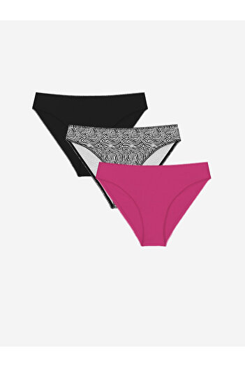 LC Waikiki Patterned Bikini Panties 3 Pack