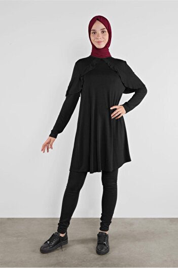Alvina 41237 Model Flywheel Tunic - Collar Detail