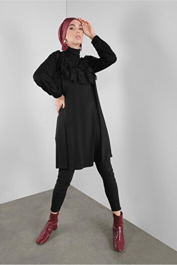 Alvina Lace Tunic with Frill 41213