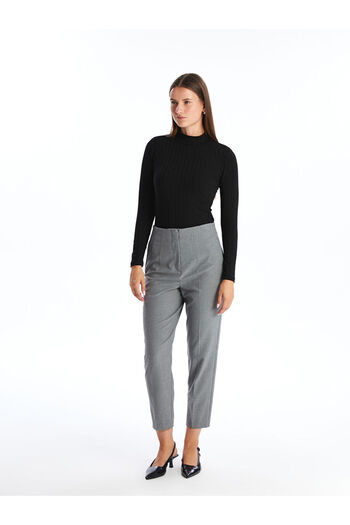 LC Waikiki Stand Collar Plain Long Sleeve Women's Bodysuit