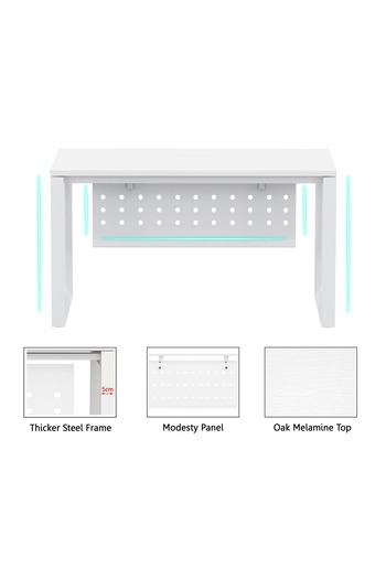 Mahmayi Vorm 136-16 white Modern Workstation without Drawer