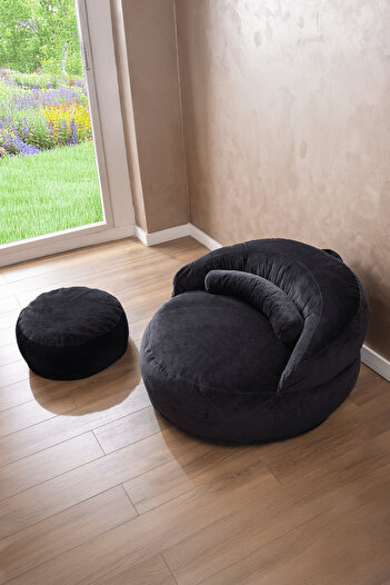 Doqu Home Living Puf Berjer Vista Antrasit