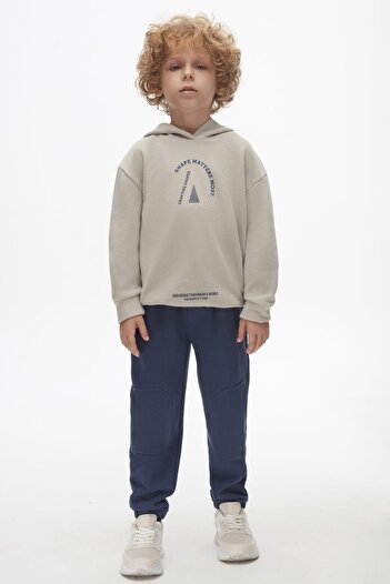 NK Boy's Craft Sweatshirt 4-8 Years Gray