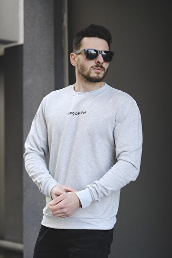 Oksit Lgg Brooklyn Comfort Pamuklu Erkek Sweatshirt
