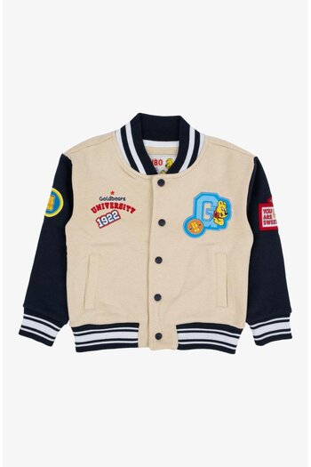 Haribo Boy's College Jacket 4-10 Years Old Beige