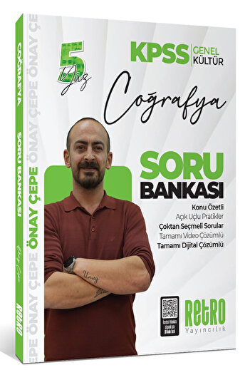 RETRO YAYINCILIK 2026 Kpss Genel Kültür 5yüz Coğrafya Soru Bankası Tamamı Video Çözümlü Retro Yayınları