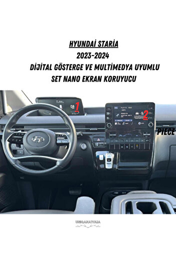 UniqAnatolia Hyundai Staria 2023-2024 Digital Display and Multimedia Compatible Set Nano Screen Protector