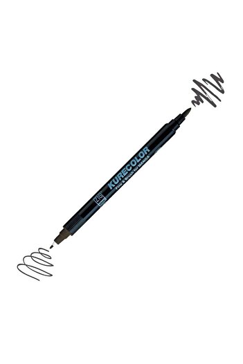 Zig Zıg Kurecolor Cartoonist Fine & Brush Marker Cnkc2200 Double Ended Manga and Graphic Marker No:c11 Cool