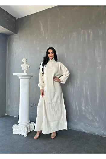 MAY MARA Women's 2-Piece Pants Suit with Long Tunics and Zipper Detail