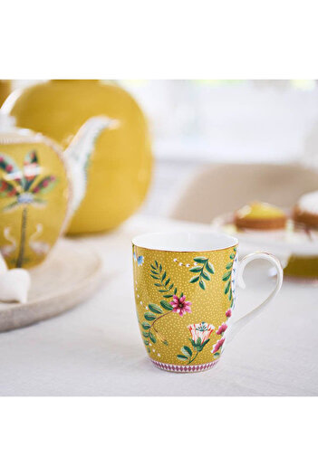 Pip Studio La Majorelle Sarı Porselen Kupa Seti 350 Ml
