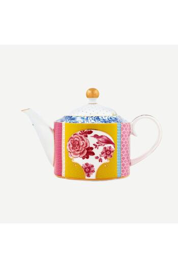 Pip Studio Royal Sarı Pembe Porselen Demlik 950 Ml