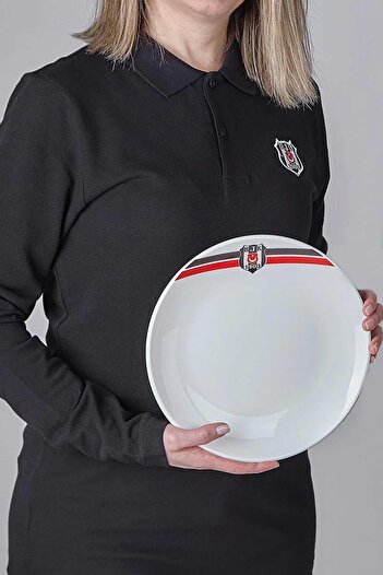 Beşiktaş Licensed Set of 2 Porcelain Cake Plates