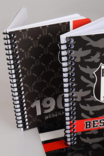 Beşiktaş "Dekomus Pocket Notebook with Gift" New Season Licensed Hard Cover Notepad and Versatile Tip Castle