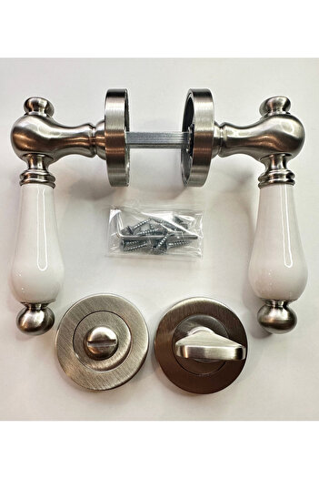 Karan Porselen MACE İNOX PORSELEN WC KAPI KOLU