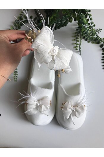 ALAZ TASARIM HOBİ Lohusa Slippers Crown Set