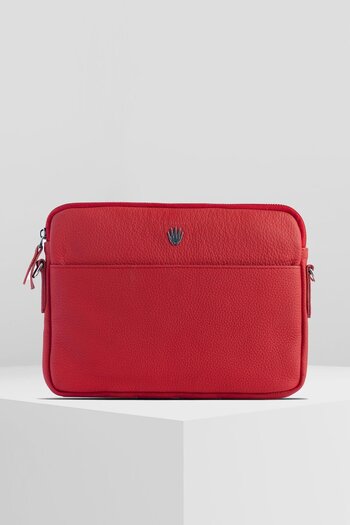 WATCHOFROYAL Maestria Red Genuine Leather Shoulder Strap Handbag