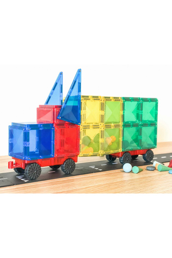 Connetix Set placi magnetice constructie magnetic, 24 piese masinute