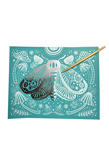 Ooly Creative Set Scratch and Shine - Glorious Garden