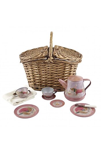 Egmont Toys Set pentru ceai muzical in cos picnic, Catelusii muzicali, Egmont Toys