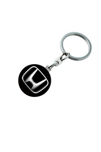 GARDENAUTO Honda Metal Keychain - Drop Printed Automobile Key