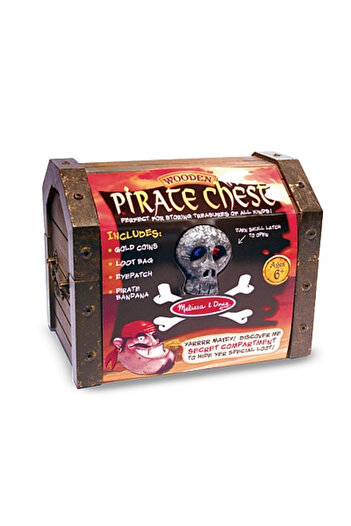 Melissa & Doug Set de joaca Cufarul piratilor Melissa and Doug
