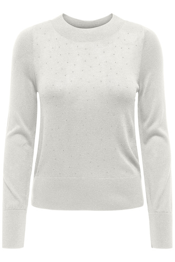 ONLY Onlsolita Rhinestone Regular Fit Crew Neck Sweater Pullover 15336740