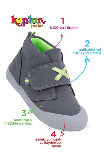 KAPTAN JUNIOR Baby Boy Orthopedic Shoes - İlkadım 550