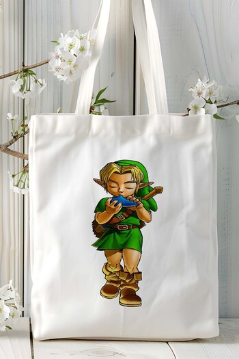 ART HEDİYE The Legend of Zelda Game Printed Tote Bag Τσάντα ώμου μοντέλο 1