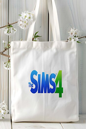 ART HEDİYE Sims Game Printed Shoulder Bag Model 4