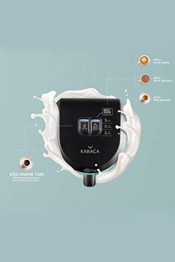 Karaca Hatır Hüps Turkish Coffee Machine with Milk Aqua Green