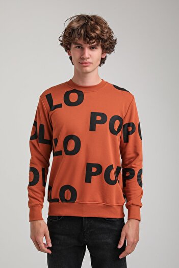 NEW WORLD POLO Crew Neck Tile Slim Fit Sweatshirt 23Fwm60169