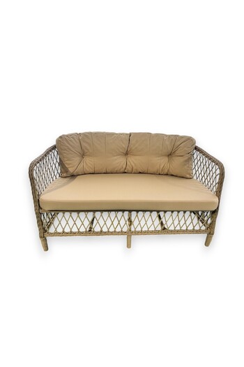 Tu Tienda Tire Alüminyum 2 1 1 Masa Bahçe Balkon Mobilyası,Bambu Rattan Örgü