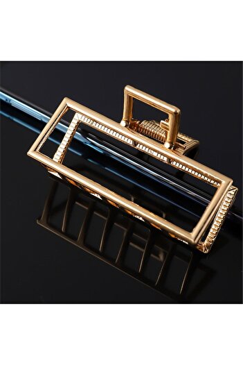 So Much Accesories So-much Women's Gold Latch Metal Buckle Rectangular Shape-2