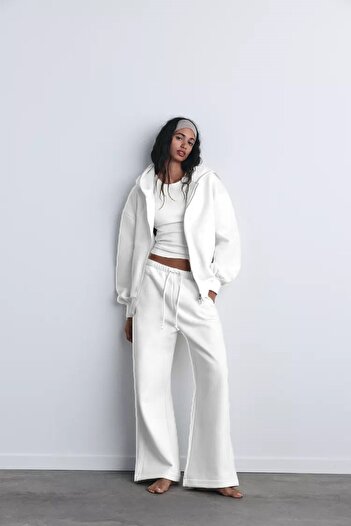 The Champ Clothing Σετ φόρμας με φλις εσωτερικά Oversize και κουκούλα με φερμουάρ