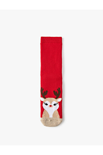 Koton New Year's Stocking - Towel, Multicolor Patterned