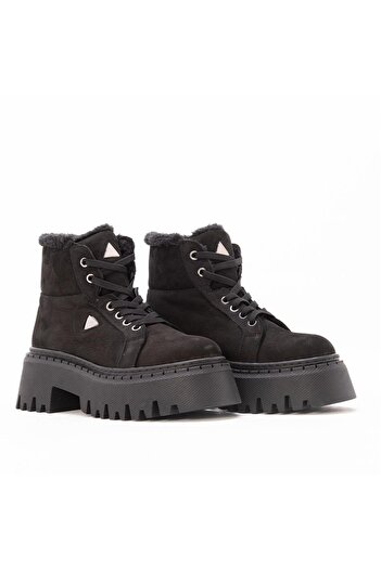 Gusse Γυναικείες μπότες από γνήσιο δέρμα Nubuck Aisha 6035-1