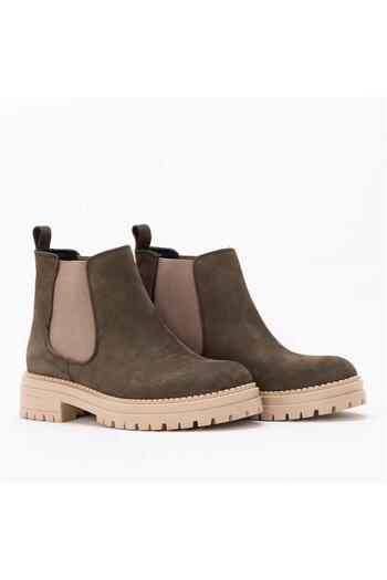 Gusse Γυναικείες μπότες Abella από γνήσιο δέρμα Nubuck 41-03-1
