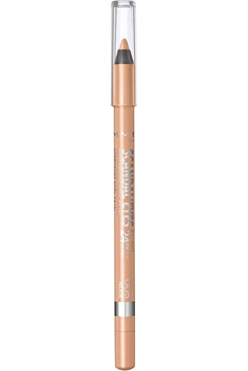 Rimmel London Scandaleyes Waterproof Eyeliner Pencil, Nude 05, Matte
