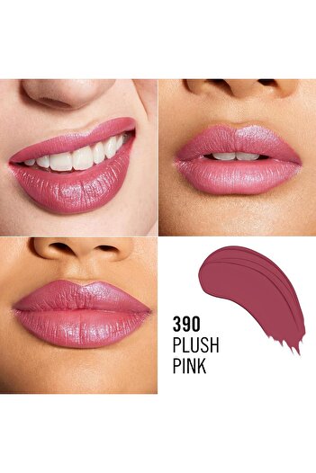 Rimmel Lasting Finish Satin Lipstick - 390 - Plush Pink, 4g