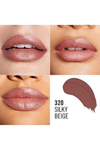 Rimmel Lasting Finish Satin Lipstick - 320 - Silky Beige, 4g