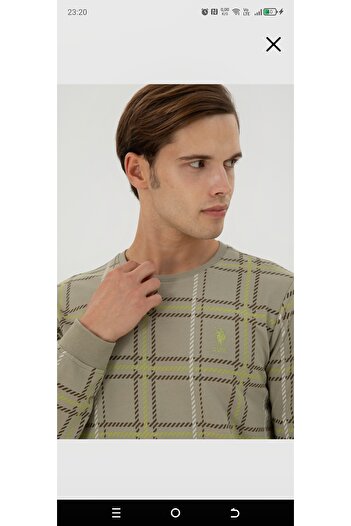 U.S. Polo Assn. Φούτερ U.S. Polo Assn με λαιμόκοψη με κορδόνια, κανονική εφαρμογή, 100% βαμβάκι (ÖZSE)