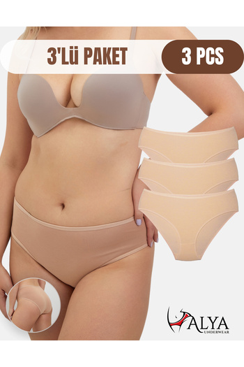 ALYA UNDERWEAR Γυναικεία βαμβακερά εσώρουχα Bato Slip - 3 τεμάχια - Συσκευασία 3 εσώρουχα