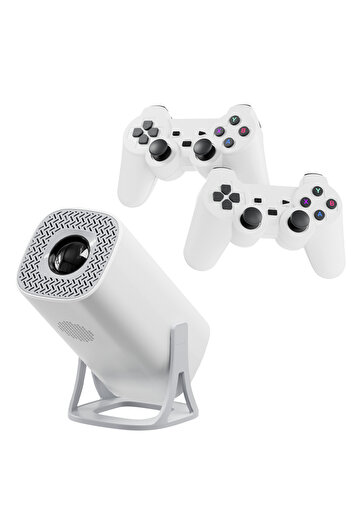 Choice US S40MAX S40MAX Android 11 Gaming Projector 64GB TF Card Wireless Gaming Controller Dual WIFI 1280*