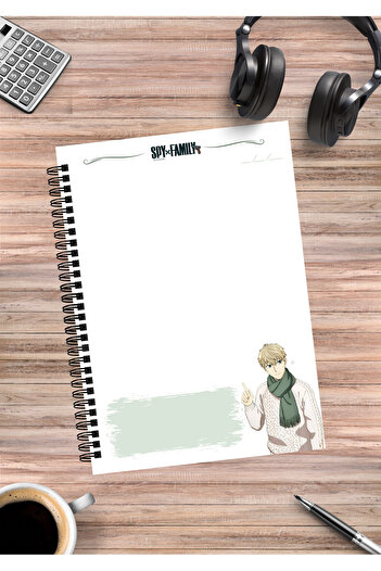 Home Spy X Family Spiral Notebook