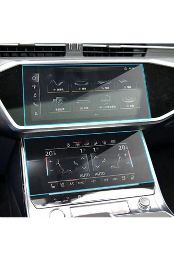 Velvoria Audi A7 Navigation and Lower Dashboard Nano Anti-Broken Screen Protector 2019-2023