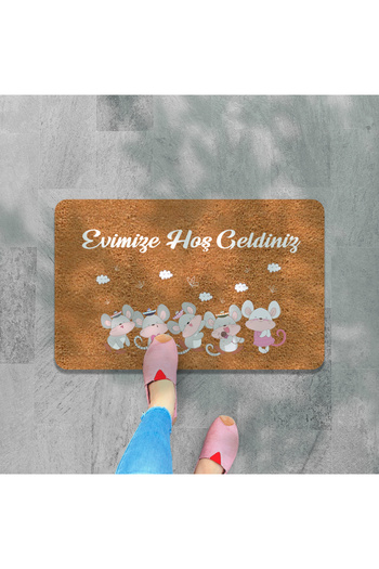 M&H Quality Welcome DIgItal PrInted Hooded Mat - MultI-purpose Indoor and Outdoor Door