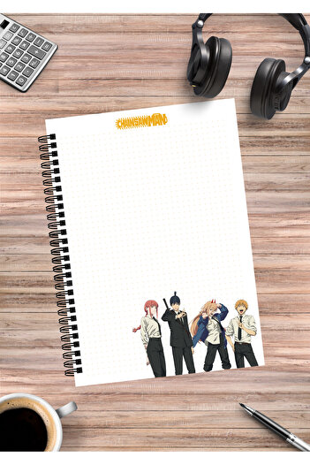 Home Chainsawman Spiral Notebook