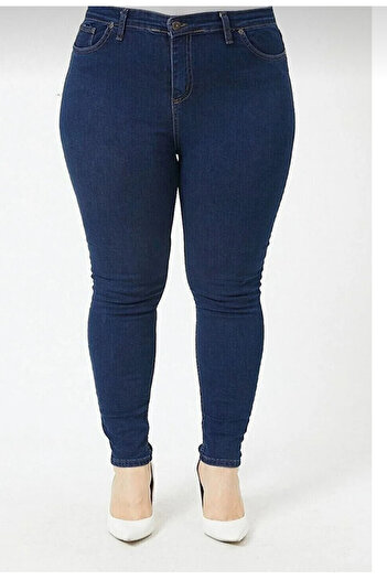 Asia Asia Large Size Full Licra Slim Bear Jeans