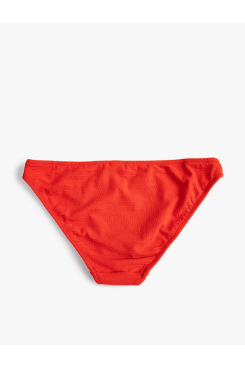 Koton Textured Bikini Bottom Standard Waist